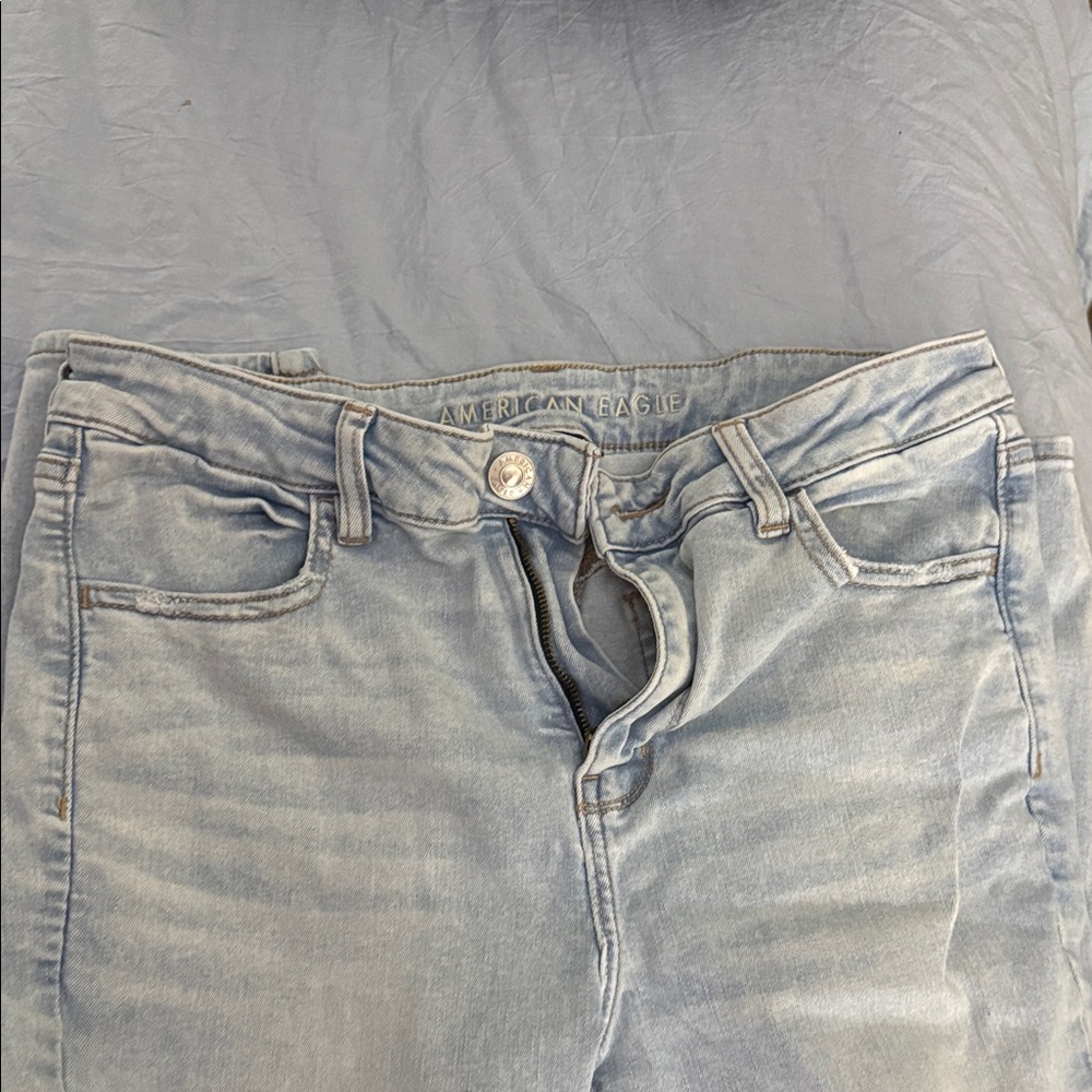 American Eagle Outfitters Sky Blue Jeggings.